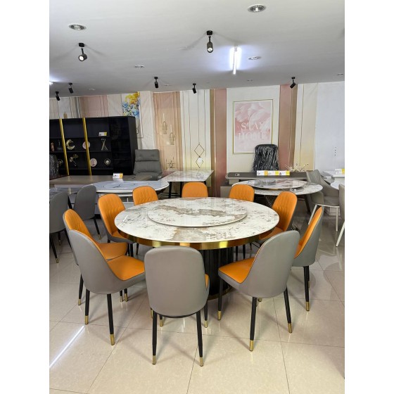 Dining table set manual rocker